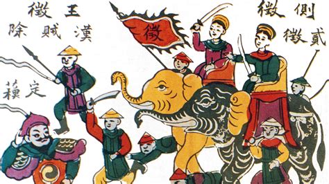 The Trưng Sisters' Rebellion: Against Chinese Domination, For Vietnamese Independence